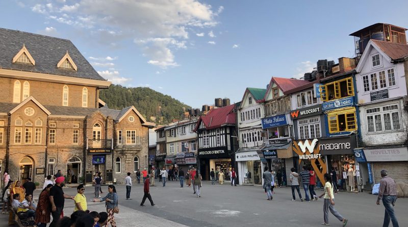 mall road in shimla